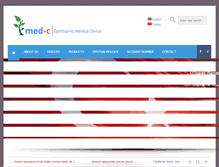 Tablet Screenshot of med-c.com